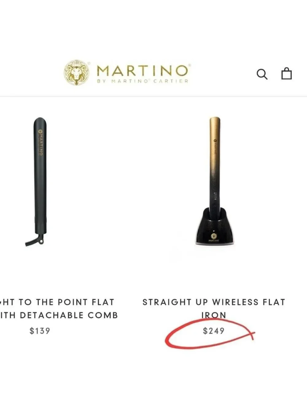 PAULA ABDUL & MARTINO CARTIER cordless professional